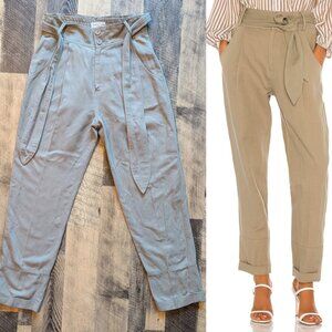 Apiece Apart Bendita Pants Beige Linen Cotton Trousers